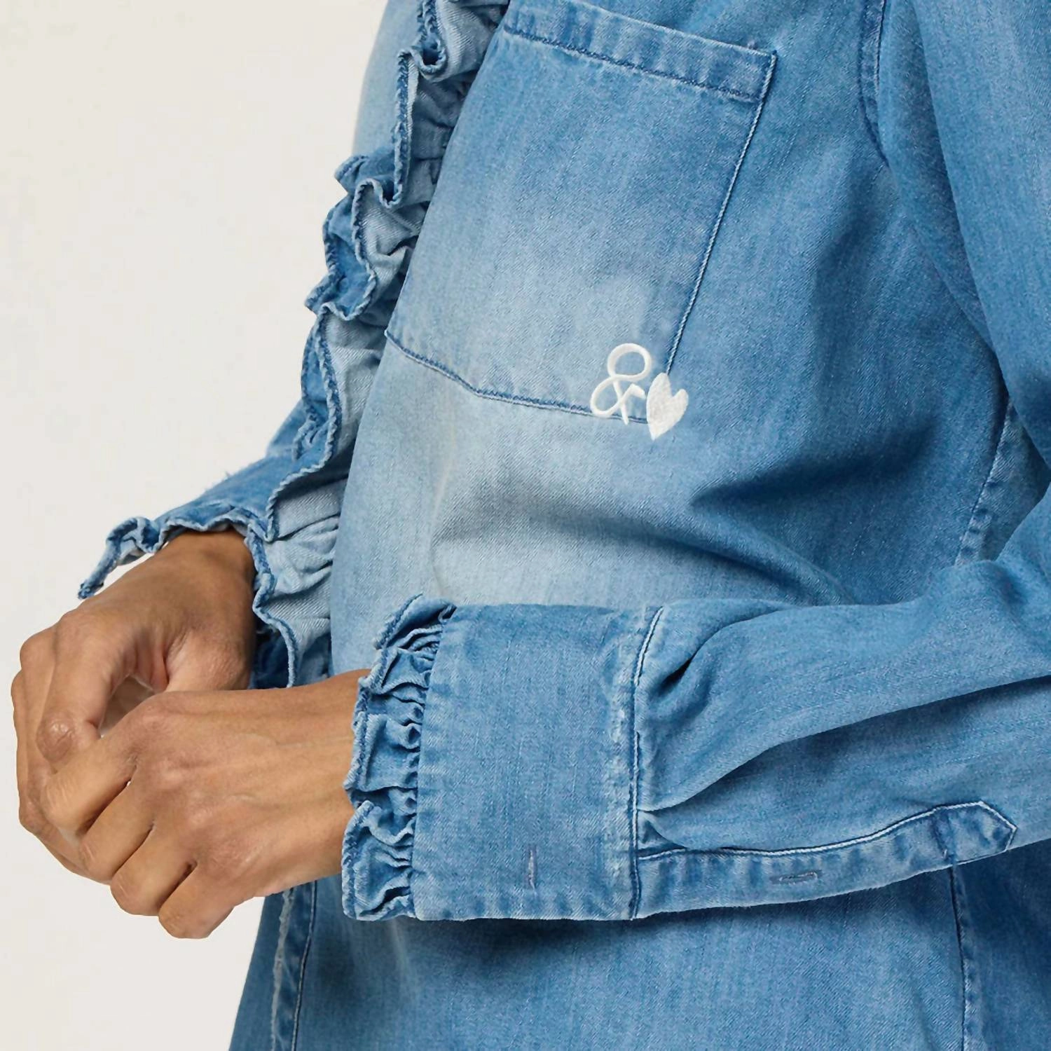 Molly Denim Shirt In Blue