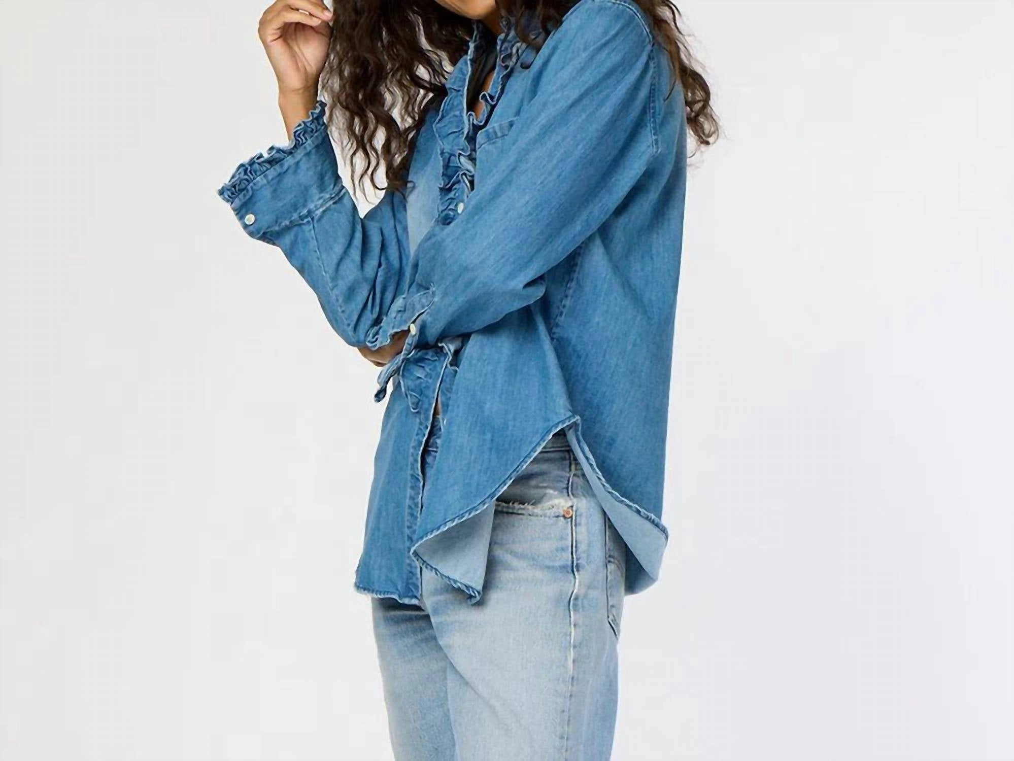 Molly Denim Shirt In Blue
