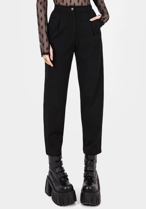 Mona Embroidered Tapered Trousers Bottoms Womens - women's jeans sale