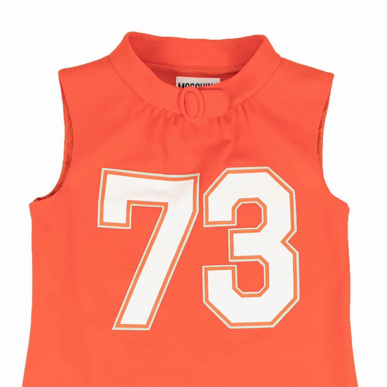 Moschino Couture Jersey Sport Mini Sleeveless Dress - Red