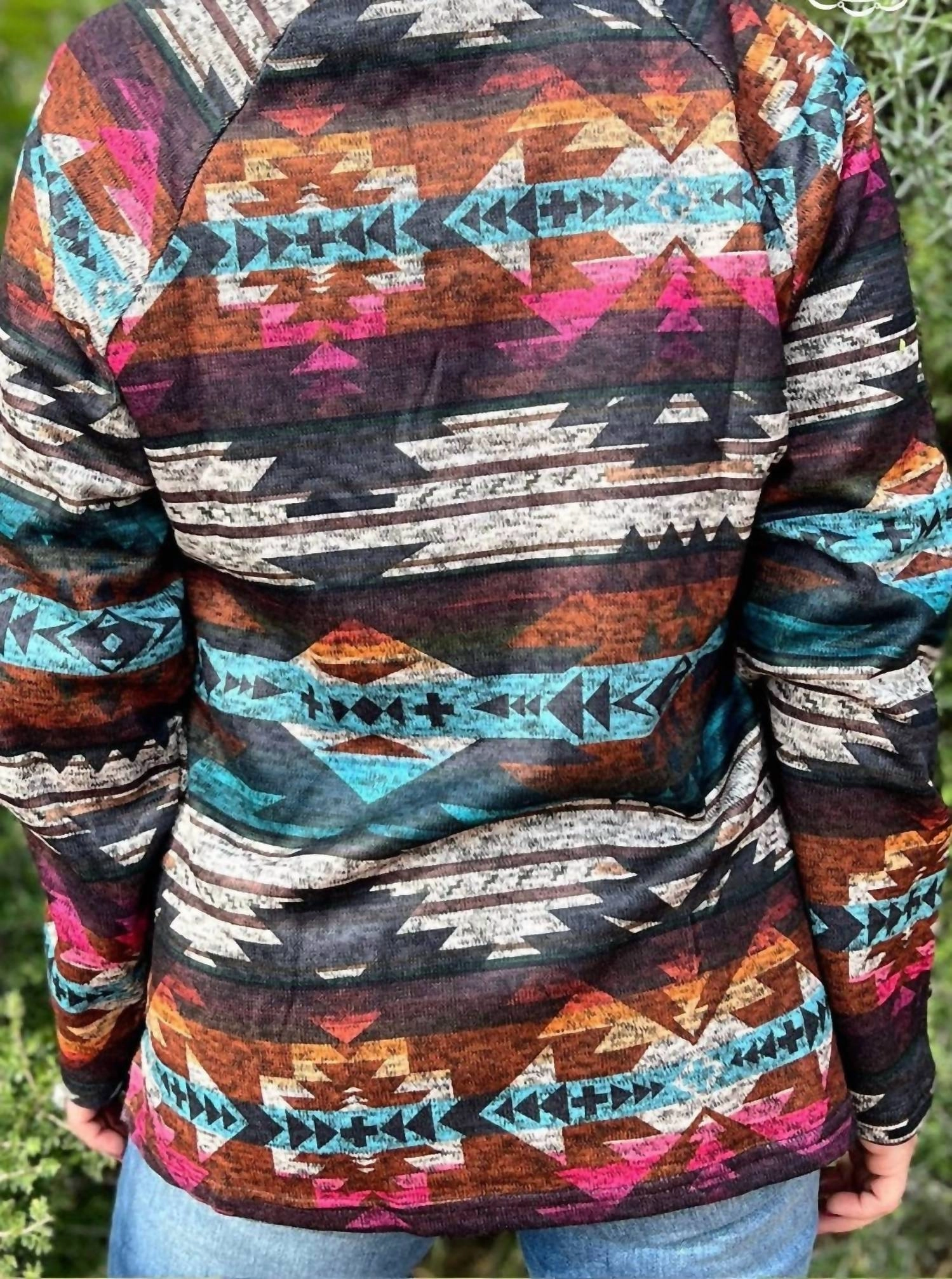 Mount Knitted Pullover Longsleeve Top In Multi