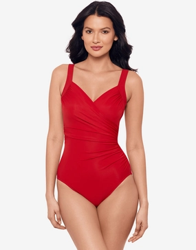 Must Haves Sanibel Swimsuit - Cayenne Miraclesuit - Miraclesuit swimwear clearance