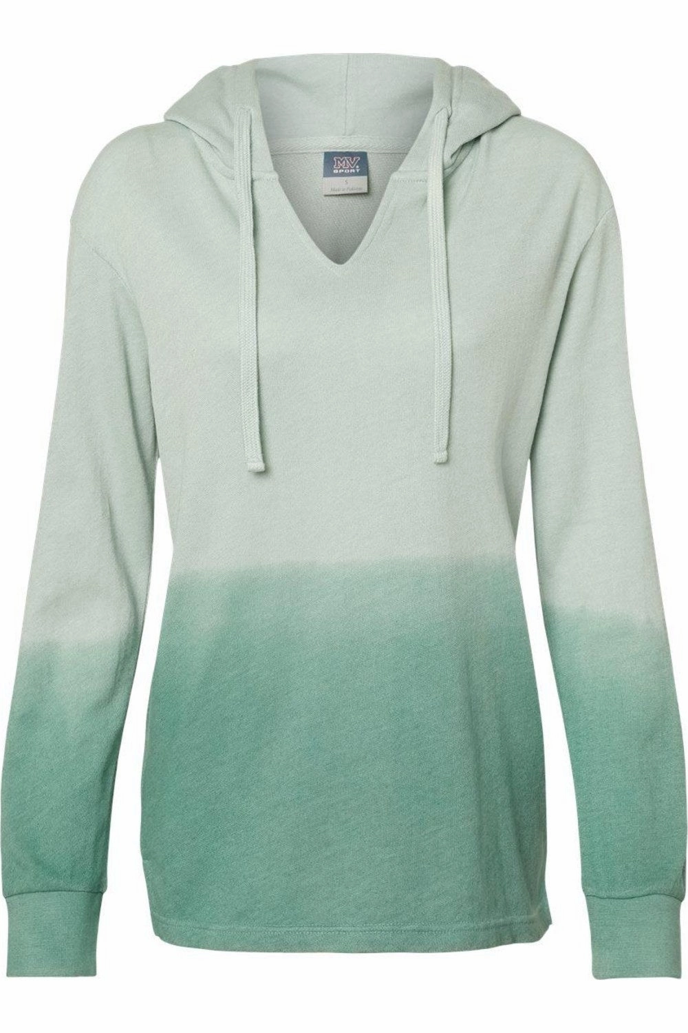 MV Sport Womens French Terry Ombr Hooded Sweatshirt
