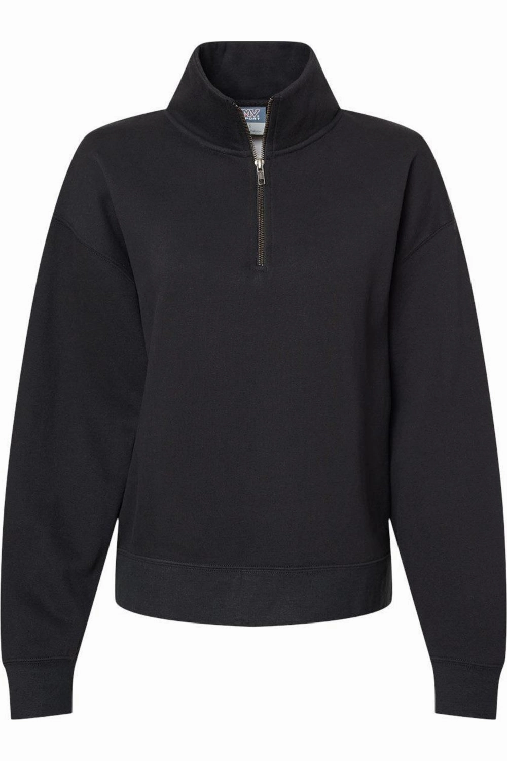 MV Sport Womens Sueded Fleece Quarter-Zip Sweatshirt