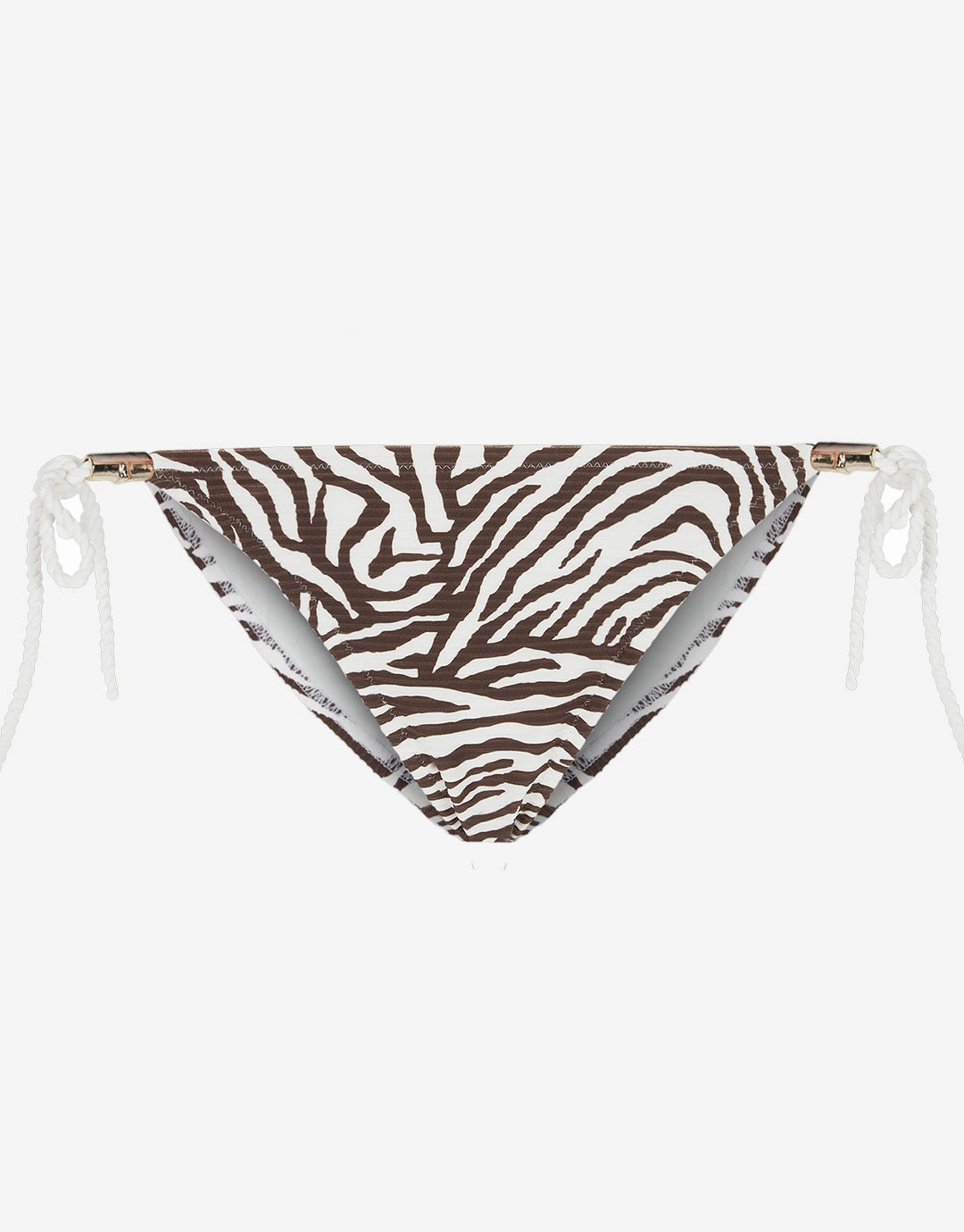 Namibia Rope Tie Side Pant - Brown/White Swim Womens - swimsuits outlet