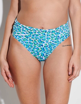 Nassau Fold Bikini Pant - Blue Swim Womens - beachwear discount