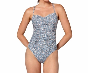 Natasha One Piece In Mini Paloma Swim Womens - ruched swimwear outlet