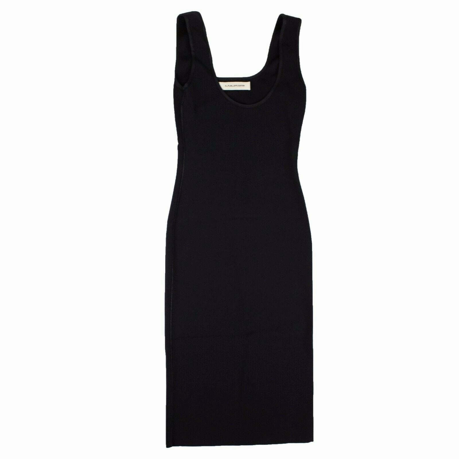 Navy Blue Knit Tank Dress