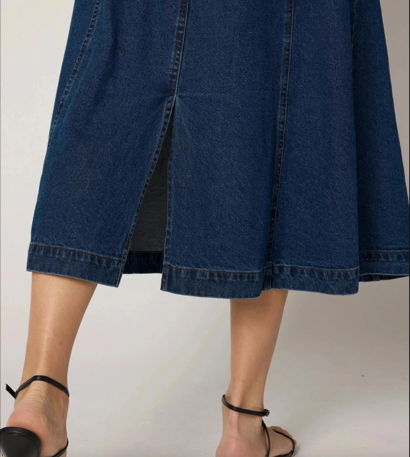 Naya Midi Dress In Denim