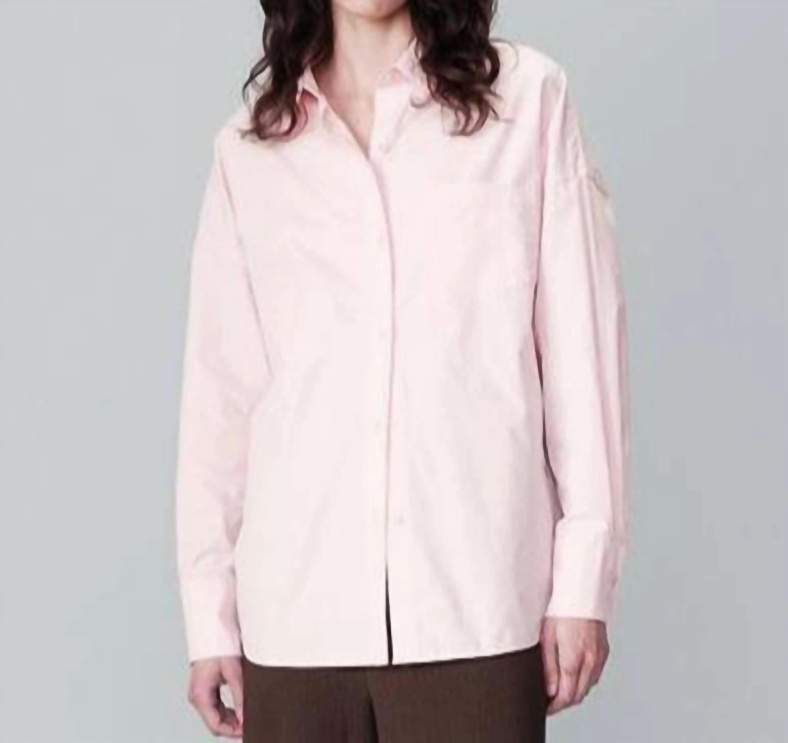 Nesrine Oversized Shirt In Pink