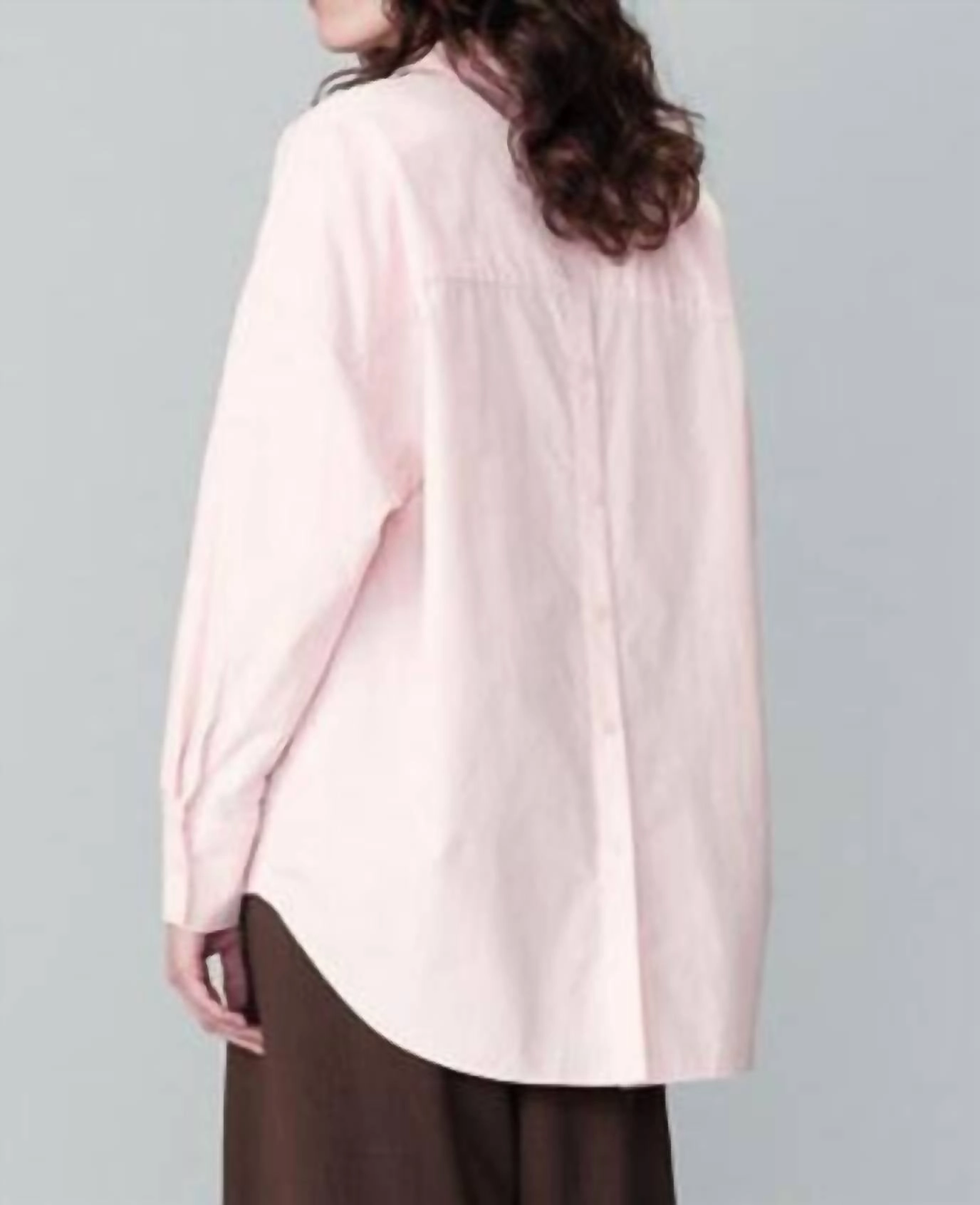 Nesrine Oversized Shirt In Pink