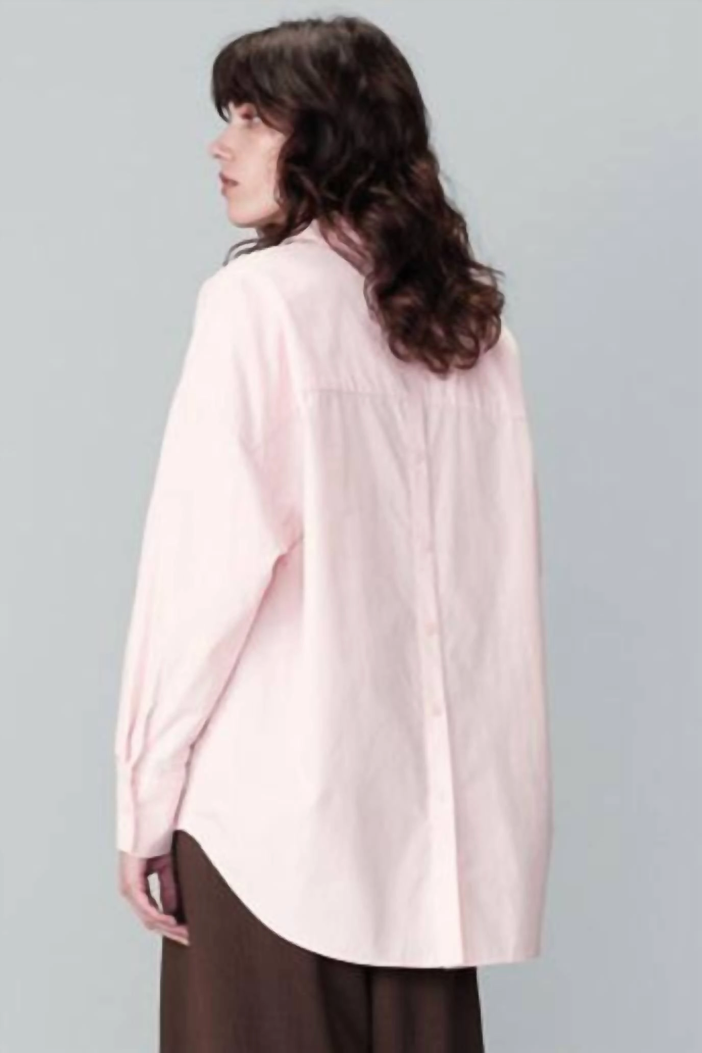 Nesrine Oversized Shirt In Pink