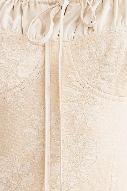 Newport Manor Cream Floral Top