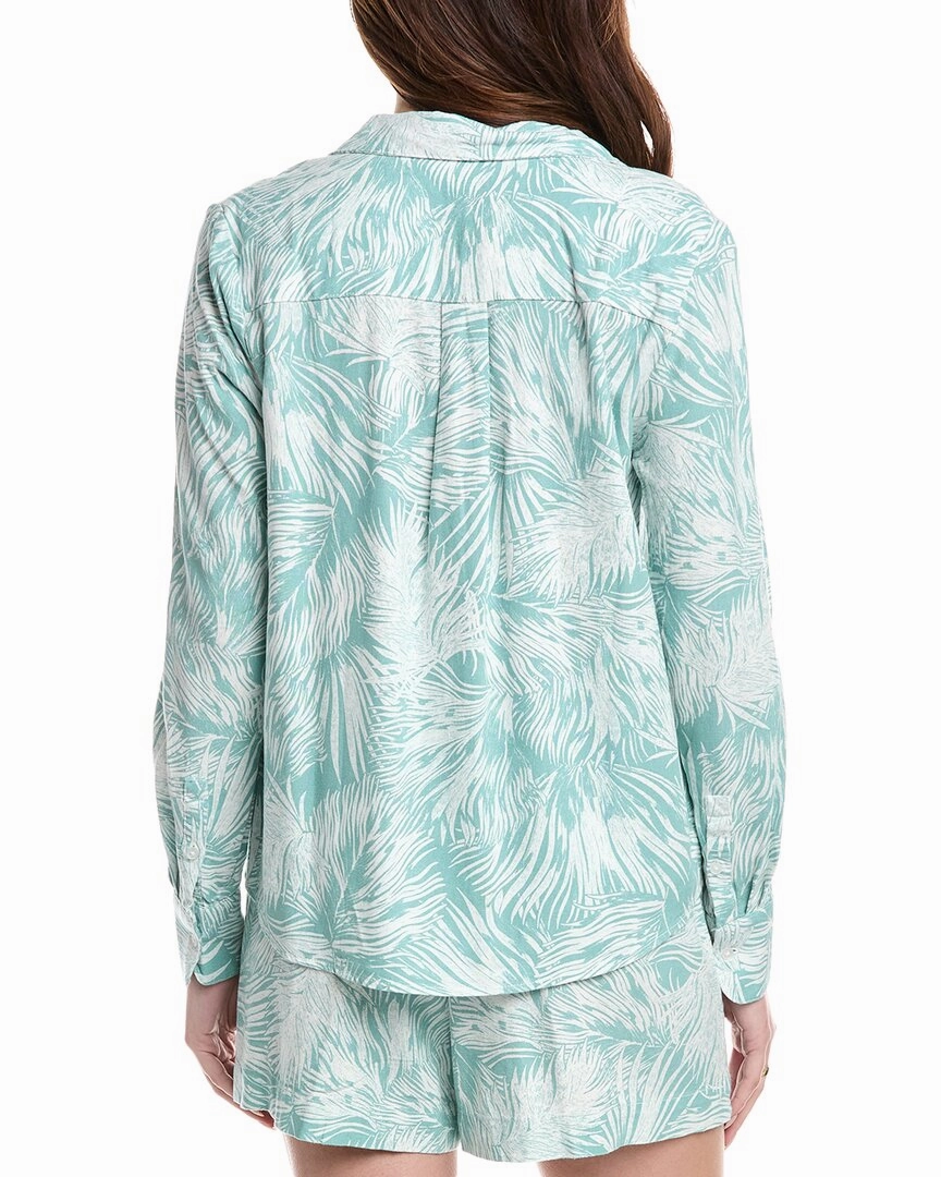 Nicole Miller Linen-Blend Big Shirt