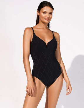 Noircraft Moulded Swimsuit - Black Maryan Mehlhorn - Maryan Mehlhorn dresses