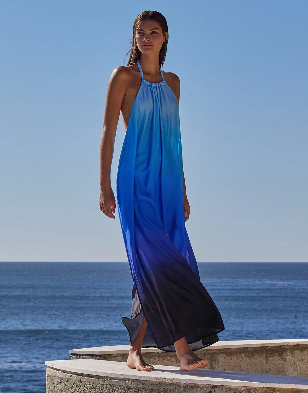 Oia Sunset Halter Maxi Dress - Ocean Jets - Jets swimwear best price