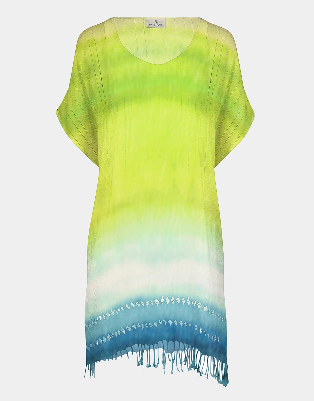 Ombre Flow Kaftan - Aqua Shades