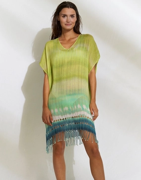 Ombre Flow Kaftan - Aqua Shades Watercult - Watercult swimsuits sale