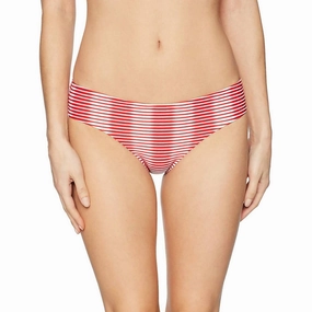 Ombre Texture Hipster Bikini Bottom In Red Multi Swim Womens - scoop neck swimsuits
