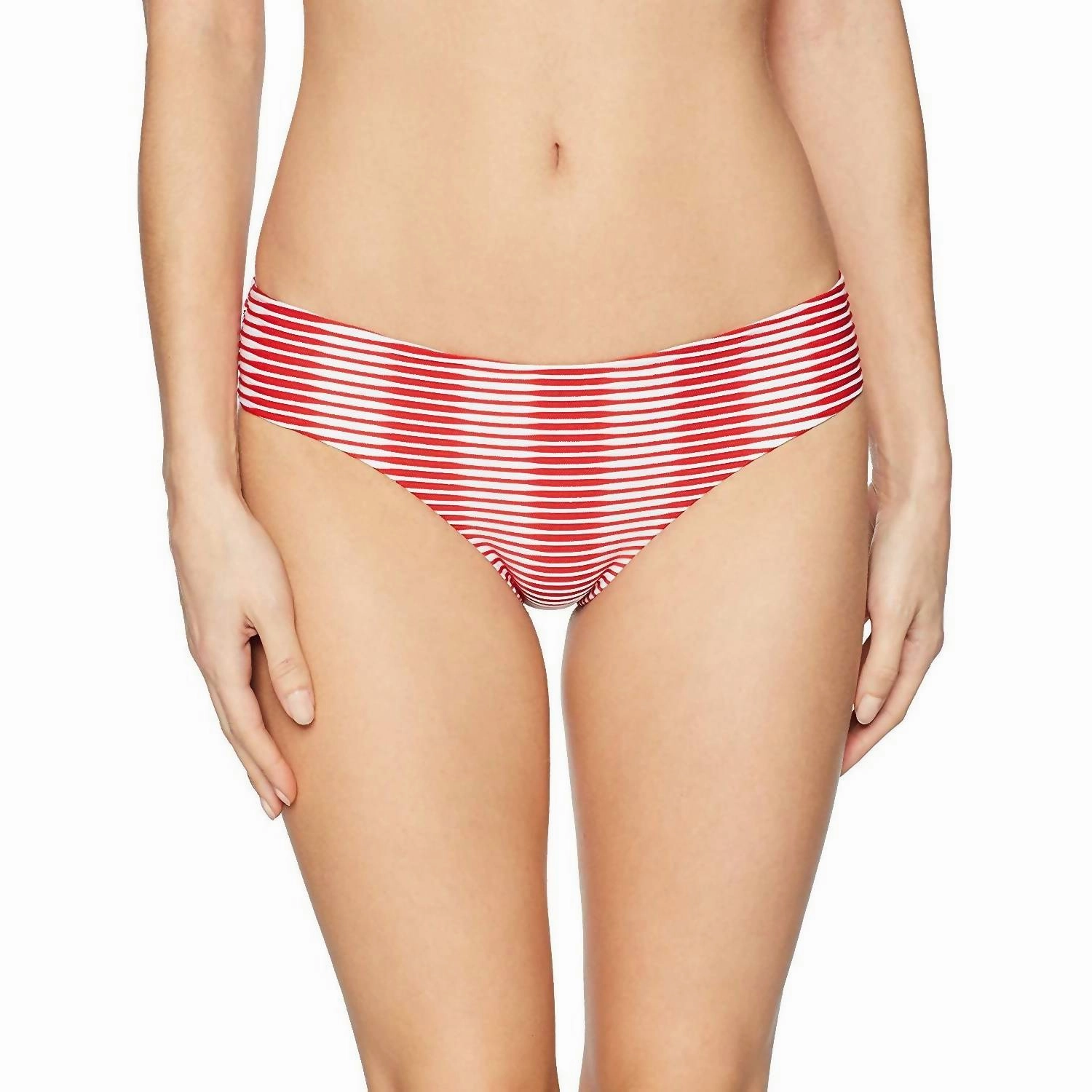 Ombre Texture Hipster Bikini Bottom In Red Multi Swim Womens - scoop neck swimsuits