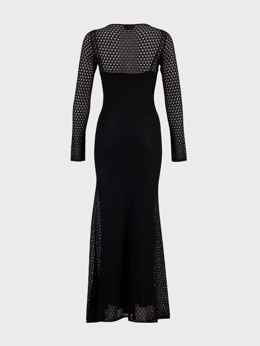 Openwork Lurex Maxi Dress