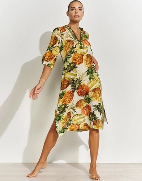 Optimist Kaftan - Pina Colada Maryan Mehlhorn - Maryan Mehlhorn dresses