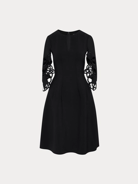 Orchid Sleeve Split Neck Dress wrap dresses clearance