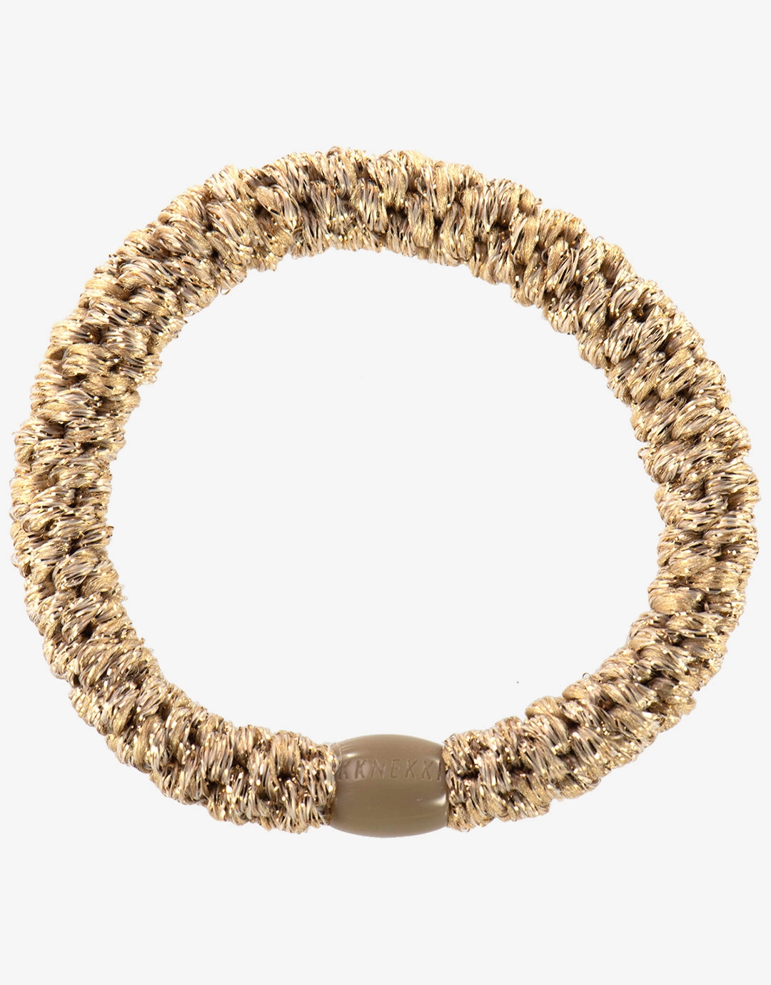 Original Hair Tie - Beige Glitter Kknekki - Kknekki fashion outlet