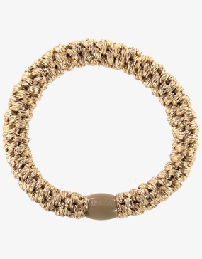 Original Hair Tie - Beige Glitter Kknekki - Kknekki fashion outlet