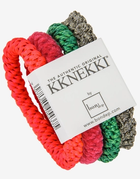 Original Hair Tie Bundle - Neon Pink, Strong Pink Esmerelda Glitter and  Lace Linen Glitter Kknekki - Kknekki fashion outlet