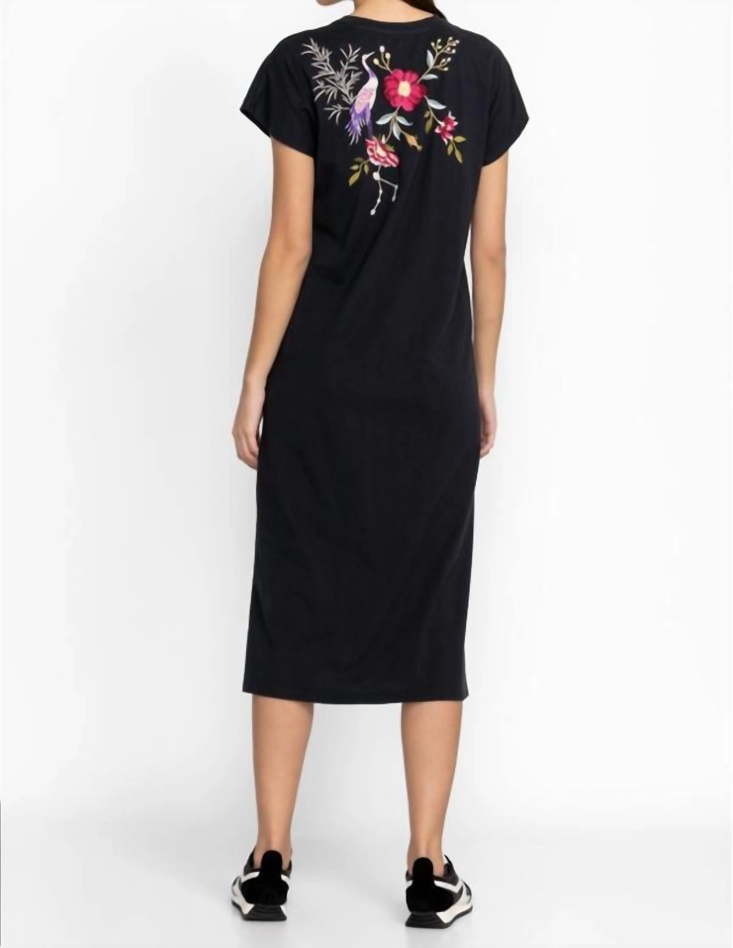 Osaka Relaxed Knit Dress In Black