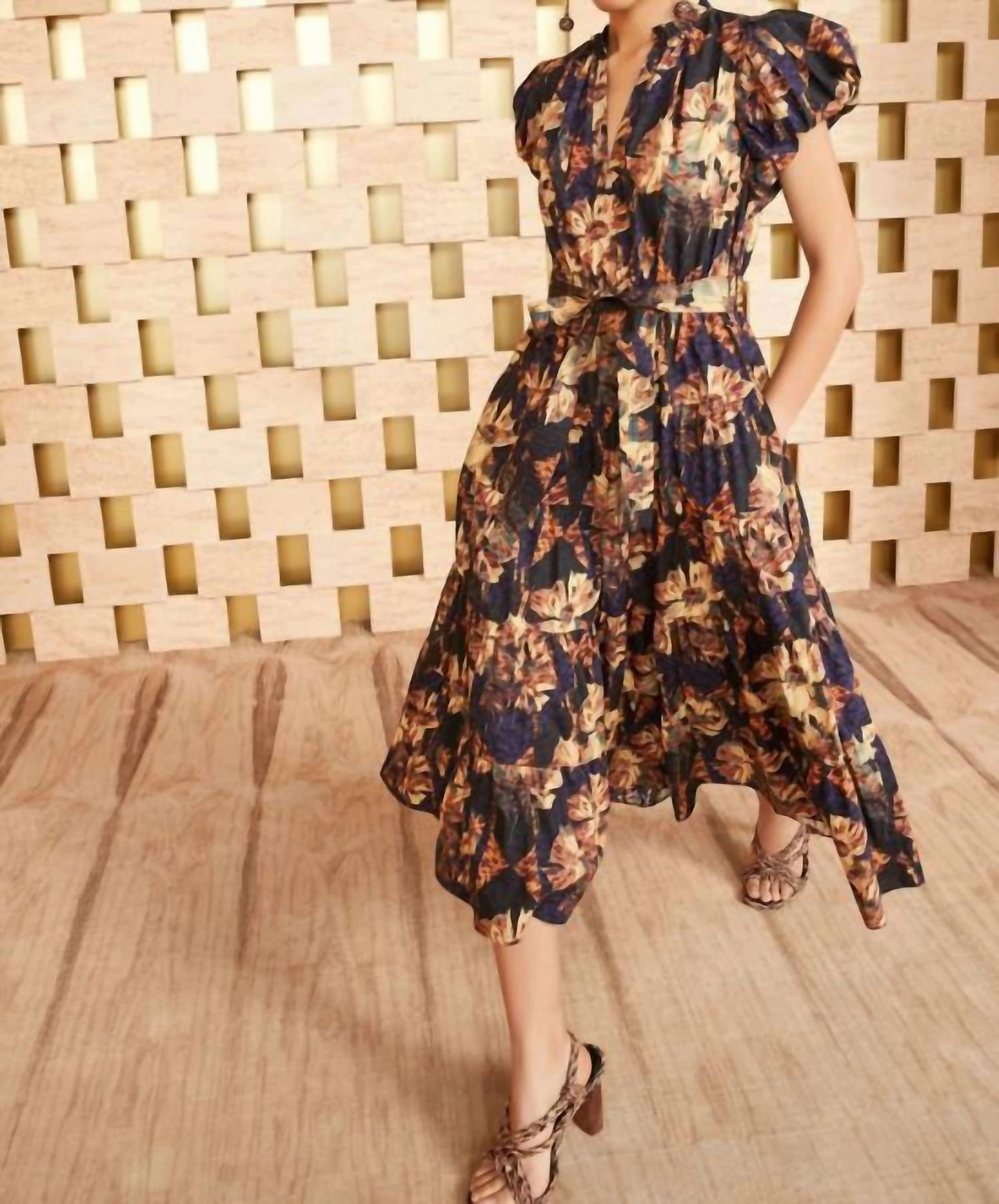 Ottilie Dress in Lupine