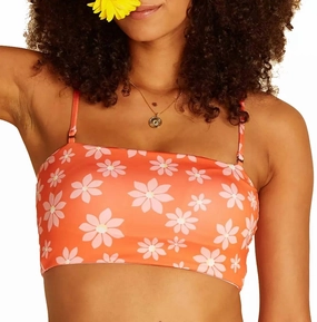 Out West Tube Top Bikini In Orange Swim Womens - halter swimsuits