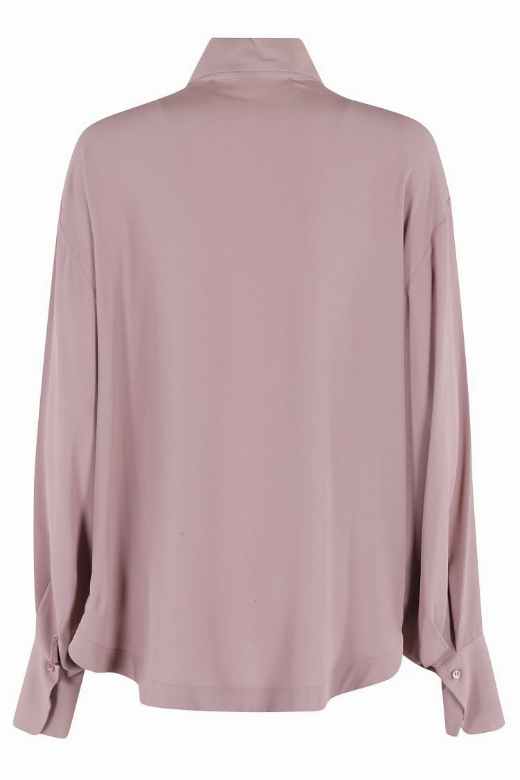 Over Crepe De Chine Shirt