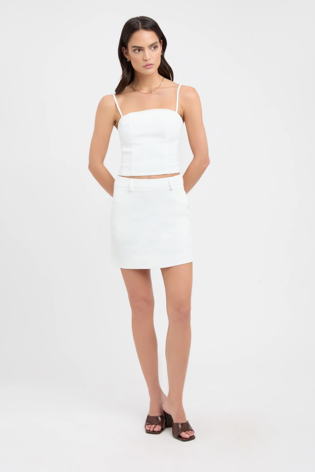 Oyster Low Rise Skirt womens jeans online discount