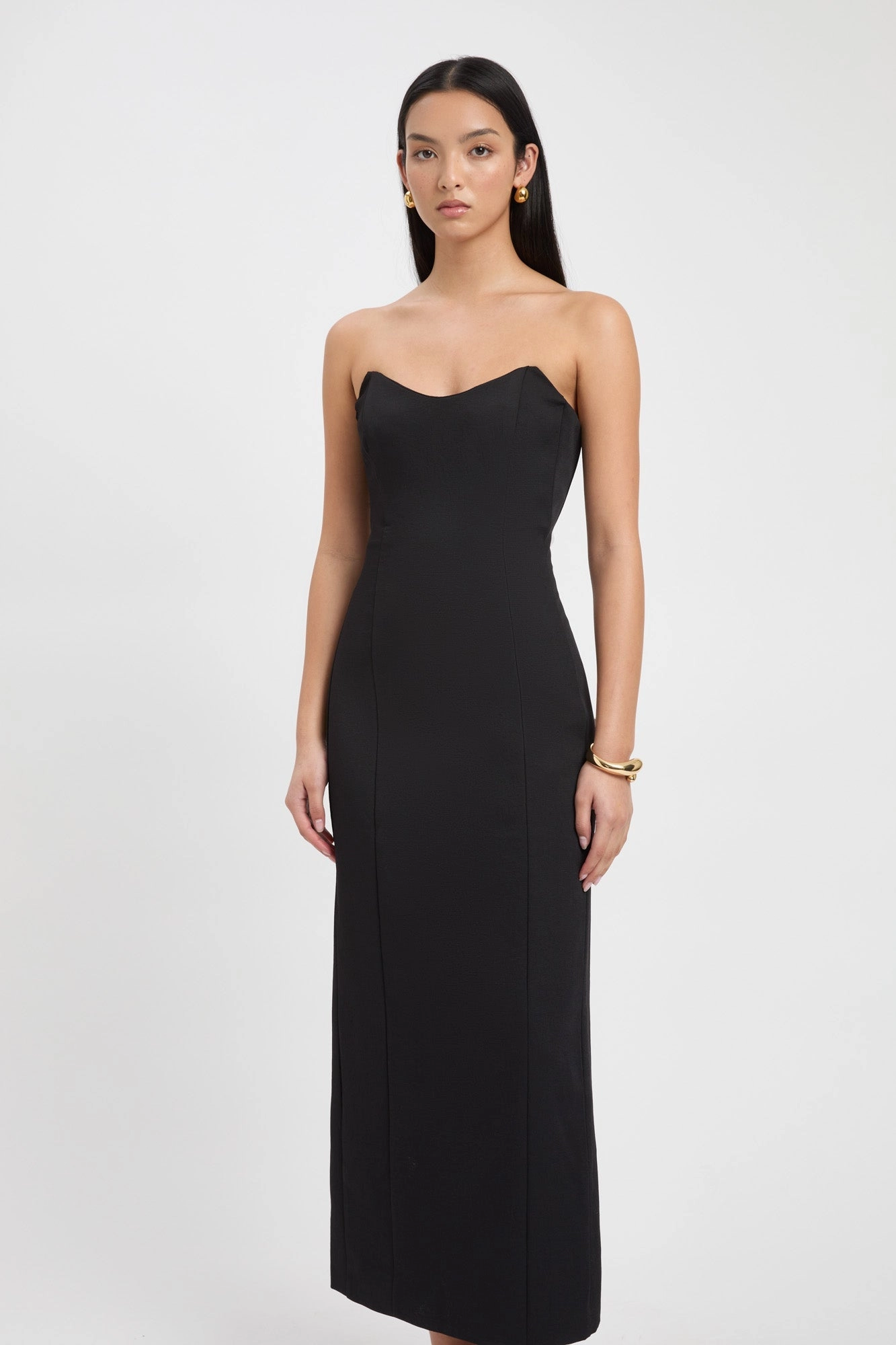Oyster Strapless Dress