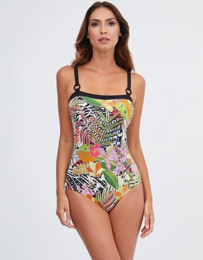 Palm Bandeau Swimsuit - Multi Nuria Ferrer - Nuria Ferrer fashion sale