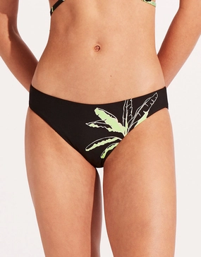 Palm Paradise Hipster Bikini Pant - Black Seafolly - Seafolly bikinis sale