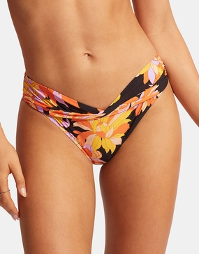 Palm Springs Twist Band Hipster Bikini Pant - Black Swim Womens - one-pieces cheap