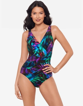 Palma Paradiso Oceanus Swimsuit - Multi Miraclesuit - Miraclesuit swimwear clearance