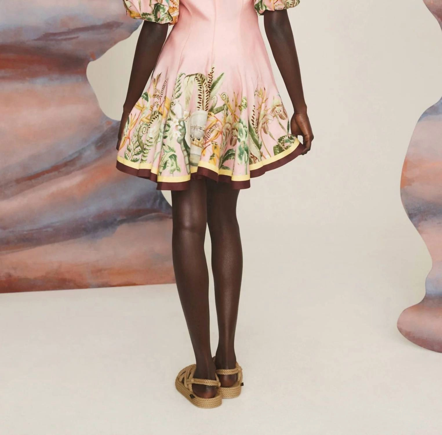 Papaya Mini Dress In Multi