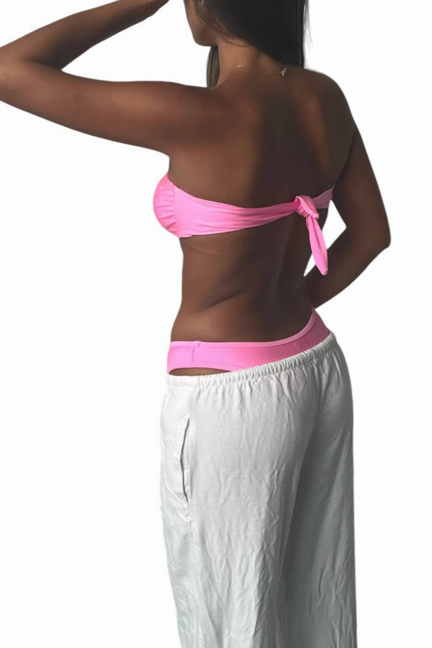 Party Girl Bikini Top In Pink
