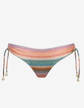 Pastel Sunset  Bikini Pant - Pink Stripe Swim Womens - one-pieces cheap