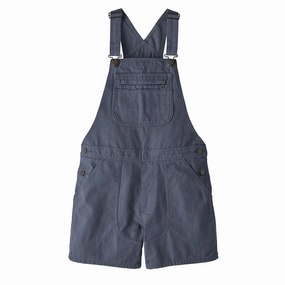 Patagonia Womens Stand Up Overalls 5 Inch Smolder Blue womens pants flash sale