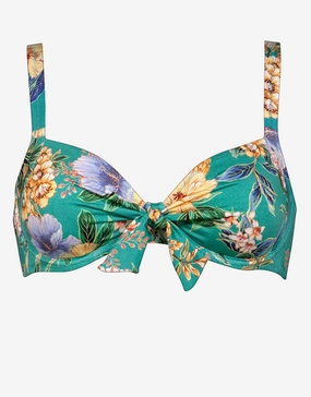 Pineapple Sea Underwired Bikini Top - Tropical Breeze Swim Womens - beachwear discount