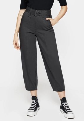 Pinhead Embroidered Belted Balloon Leg Trousers Bottoms Womens - women's jeans sale
