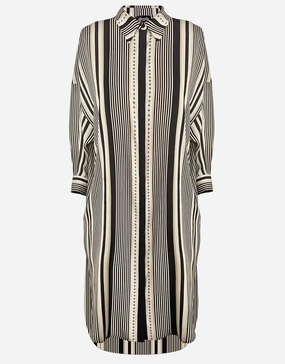 Pirates Buttoned Shirt Dress - Stripe Maryan Mehlhorn - Maryan Mehlhorn dresses
