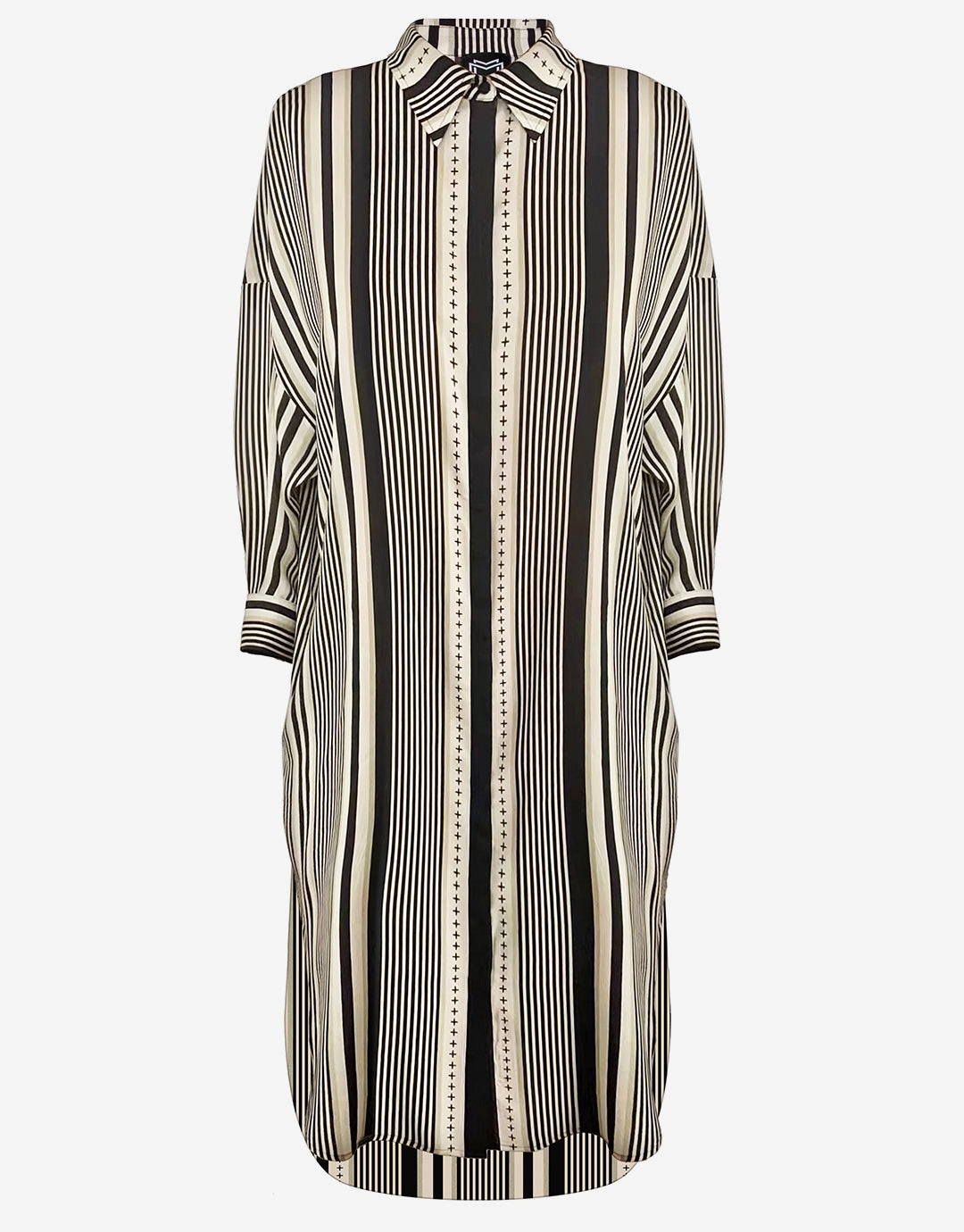 Pirates Buttoned Shirt Dress - Stripe Maryan Mehlhorn - Maryan Mehlhorn dresses