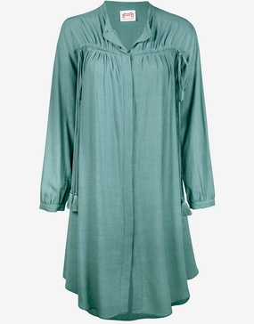 Plumage Beach Shirt - Soft Moss Maryan Mehlhorn - Maryan Mehlhorn dresses