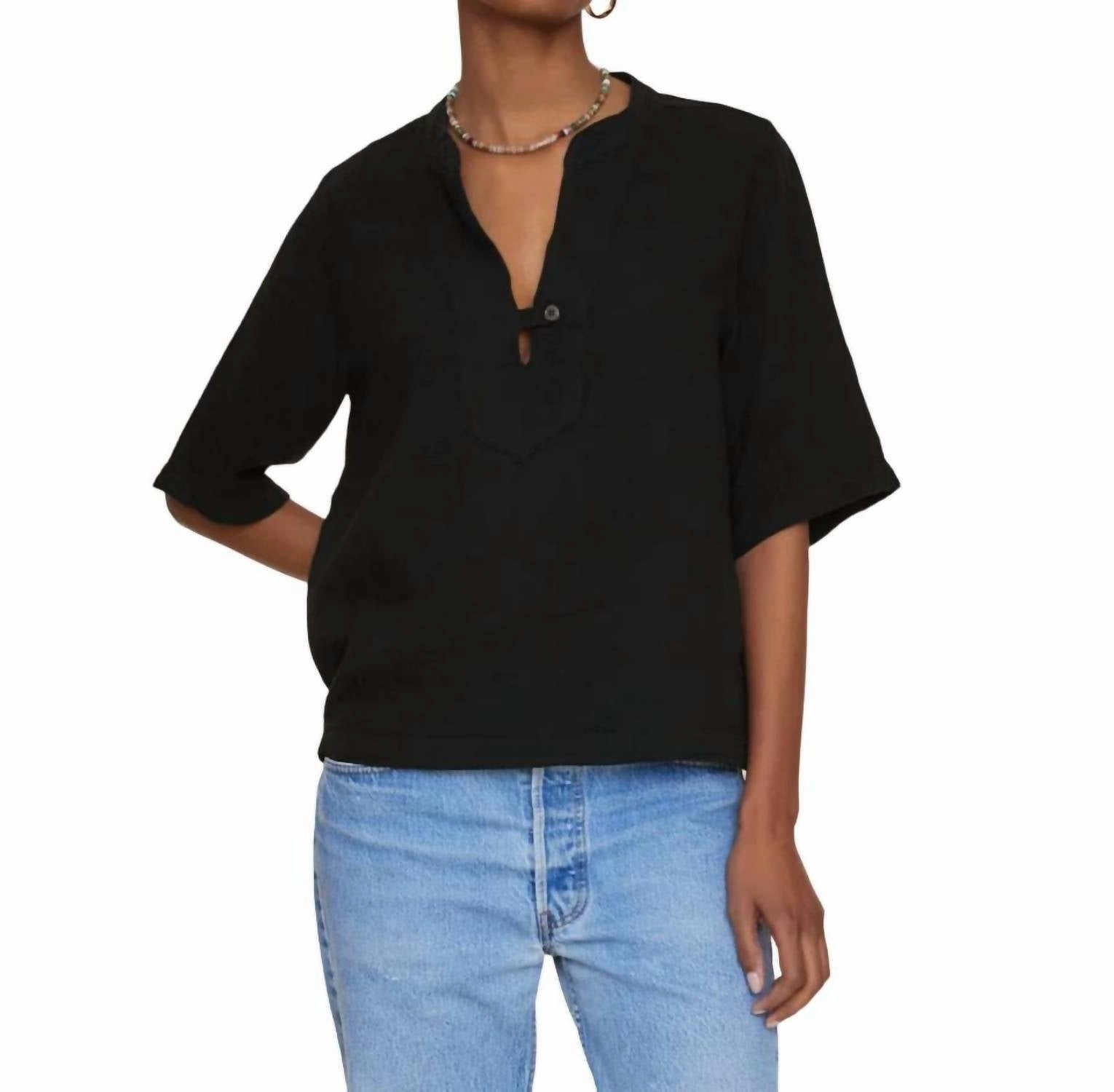 Ports Top In Black
